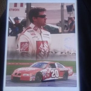 Nascar picture to hang up on the wall or put it on